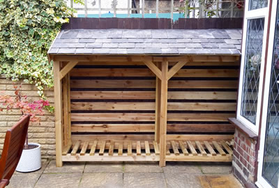 12' X 8' (3.6m x 2.4m) Shiplap Pent Shed
