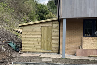 Interior 10' X 8' (3.0m x 2.4m) Shiplap Apex Shed