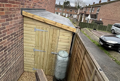 8' X 8' (2.4m x 2.4m) Shiplap Apex Shed