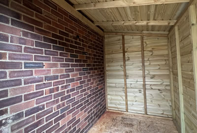 10' X 10' (3.0m x 3.0m) Loglap Apex Shed