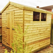 16mm Pressure Treated Shiplap Sheds